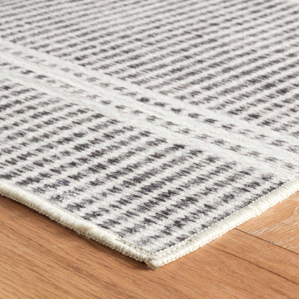 Dash and Albert Rugs Malta Gray Machine Washable Rug & Reviews Wayfair